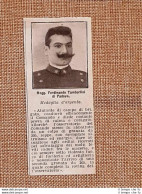 Decorato Al Valore Nel 1916 Ferdinando Tamborlini Di Padova Medaglia Argento WW1 - Otros & Sin Clasificación