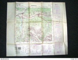 Grande Carta Topografica Dobbiaco Toblach Bolzano Trentino Dettagliatissima IGM - Geographical Maps