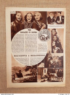 Film Tre Ragazze In Gamba Dall'Algovia A Oberammergau Illustrazione Cinema 1937 - Sonstige & Ohne Zuordnung