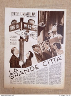 Film La Grande Città Illustrazione Di Cinema Anno 1938 - Otros & Sin Clasificación
