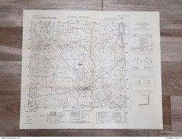 Carta Topografica Monte Romano Istit. Geografico Militare Anno 1951 Cm 60 X 52  - Mapas Geográficas