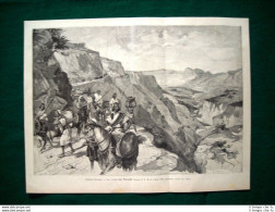 1895 Colomia Eritrea - La Valle Del Tecazzè, Disegno Di Ed. Ximenes - Avant 1900
