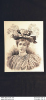 La Moda Ed Il Costume In Italia Nel 1895 Cappello Per Donna (10) - Before 1900