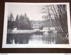 Friedrichsruhe Nel 1898 Castello Visto Dal Parco Germania - Avant 1900