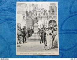 Illustrazione Italiana 1898 - Busto Del Pittore Guglielmo Toma A Lecce 1898 - Before 1900