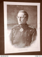 Helmuth Karl Bernhard Graf Von Moltke Nel 1890 Impero Austria E Ungheria - Antes 1900