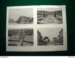 Nel 1931 Roma Piazza Barberini Monte Mario Gianicolo Ponte Mazzini Foro Romano - Andere & Zonder Classificatie