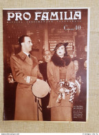 Copertina Pro Familia 1938 Umberto II Di Savoia E Maria José Del Belgio Mutilati - Sonstige & Ohne Zuordnung