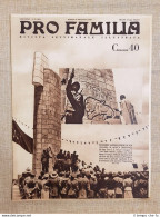 Copertina Pro Familia 1938 Asmara Teruzzi Faro Della Vittoria Lago Tana Etiopia - Altri & Non Classificati