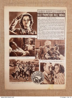 Film Alle Frontiere Dell'India Illustrazione Di Cinema Anno 1938 - Altri & Non Classificati