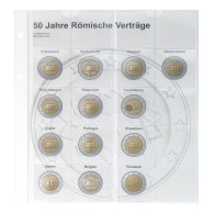 Lindner Vordruckblatt Karat Für 2 Euro-Münzen 1118-3 Neu - Supplies And Equipment