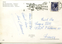 X183 Italia,special Safety Road Postmark Udine 1961,prudenza Nell'abitato,children Playing Football - Cartas & Documentos