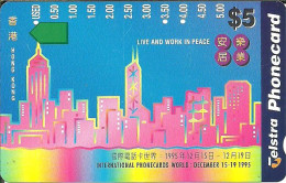 Australia: Telstra - International Phonecards World Exhibition Hongkong 1995 - Australien