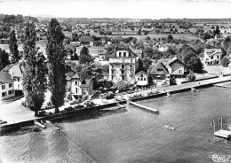 74-AMPHION-LES-BAINS- LES BORDS DU LAC ET L'HÔTEL BEAU RIVAGE VUE AERIENNE - Sonstige & Ohne Zuordnung