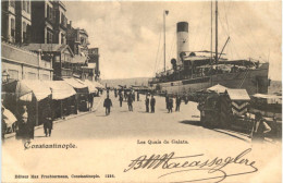 Constantinople - Les Quais De Galata - Turkey