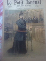 Le Petit Journal N°123 Mme Cottu Face Cour D'assises Mort De Mr Jules Ferry Partition La Petite Flaneuse Guérin Potharst - Revues Anciennes - Avant 1900