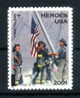 2002 STATI UNITI USA United States SET MNH ** 3702 Omaggio Agli Eroi Dell'11 Settembre 2001 11.09.01 - Neufs