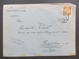 BRIEF Telč Teltsch - Radkov 1942 Služební Dienstmarken/ P8572 - Storia Postale