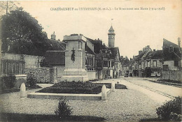 - Dpts Div.-ref-BN372- Eure Et Loir - Chateauneuf En Thymerais - Monument Aux Morts Guerre 1914-18 Et Rue - - Châteauneuf