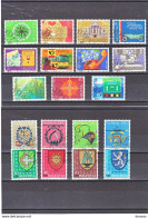 SUISSE 1980 Yvert 1100-1103 + 1106-1109 + 1110-1113 + 1114-1116 + 1117-1120 Oblitérés, Cote : 14,90 Euros - Used Stamps