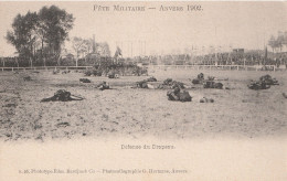 Armée Belge - Fete Militaire Anvers 1902 Défense Du Drapeau - Uniformen