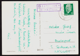 BIRKWITZ über PIRNA = B.-Pratschwitz 1962 LANDPOSTSTEMPEL Blau 10Pf-Ulbricht 5-get.Ansichtskarte Sächs.Schweiz> Budapest - Cartas & Documentos