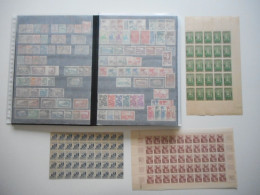 COLONIES FRANCAISES, MAROC, BEAU LOT INTERESSANT DE TIMBRES NEUFS ET VOYAGES + TIMBRES EN FEUILLES  , TOUS LES SCANS - Collections (without Album)