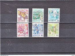 SUISSE 1986 TRANSPORT POSTAL Yvert 1250-1255, Michel 1321-1326 Oblitérés, Cote Yv 7 Euros - Usados