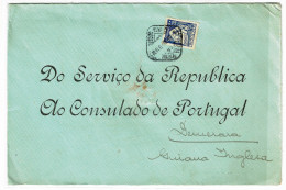 Portugal, 1931, # 527, Para Demerara - Lettres & Documents