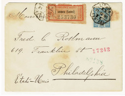 Portugal, 1896, # 135, Para Philadelphia - Brieven En Documenten