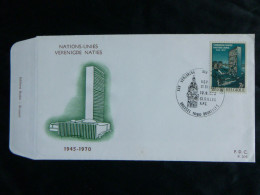 1970 1549 FDC ( Brus-Brux ) " UNO / ONU " - 1961-1970