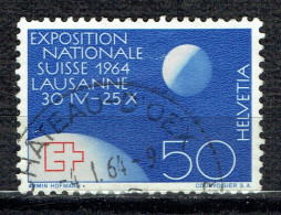 Propagande Pour L'exposition Nationale De Lausanne : Globe Et Lune - Used Stamps