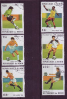 Afrique - Bénin - France 98 - Coupe Du Monde De Football - 5 Timbres Différents - 7139 - Bénin – Dahomey (1960-...)