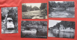 Lot  Of 5 Cards.   RPPC  Wisconsin  Dells   Wisconsin     Ref 6393 - Otros & Sin Clasificación