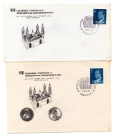 2 Cartas  Con Matasellos Commemorativo De  Certamen Filatelico Y Numismatico De 1980 - Covers & Documents