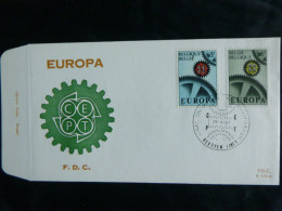 1967 1415 & 1416  FDC(Berchem) : " EUROPA 1967 " - 1961-1970