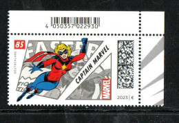 Bund 2023: Mi.-Nr. 3797 Ecke OR:   Captain Marvel     ** - Neufs