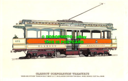 R476862 Glasgow Corporation Tramways. Room And Kitchen Tramcar Built 1898. G. C. - Monde