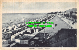 R476883 Cattolica. Lungomare E Spiaggia. Coniugi Francolini. 1945 - Monde