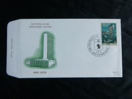 1970 1549 FDC ( Marchienne ) " UNO / ONU " - 1961-1970