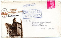 Carta Con Matasellos Difusion De La Cultura - Cartas & Documentos