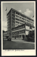 AK Frankfurt A. M., Haus Der Arbeit, Bauhaus, Bürgerstrasse (jetzt Wilhelm-Leuschner-Strasse)  - Autres & Non Classés