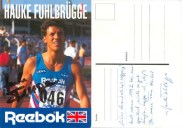 Autogramm Reebok-AK Läufer 1.500m Hauke Fuhlbrügge 1992 Friedrichroda Thüringen Erfurt DLV Leichtathletik LA Athletics - Athletics