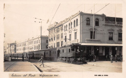 Chili - VALPARAISO - Estacion Del Puerto - Train - Carte-Photo La Serena, écrit 1927 (2 Scans) - Chile