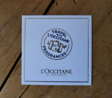 Carte L'Occitane Travel With - Modernes (à Partir De 1961)