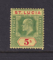 St. Lucia, Scott 63 (SG 77), MHR (crease) - St.Lucia (...-1978)