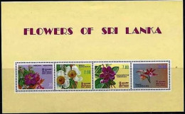 SRI LANKA Fleurs, Fleur, Flowers Yvert BF 17 ** Neuf Sans Charnière. Mnh - Orchidées