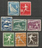HOLANDA YVERT NUM. 199/206 SERIE COMPLETA USADA - Used Stamps