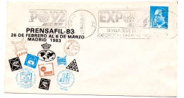 Carta Con Matasellos Commemorativo  Exposicion 92 - Covers & Documents