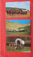 Lot Of 3 Cards. Covered Wagons.      Ref 6393 - Sonstige & Ohne Zuordnung